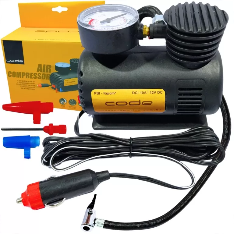 MINI COMPRESSOR DE AR PORTÁTIL TECH ONE 60W 300PS