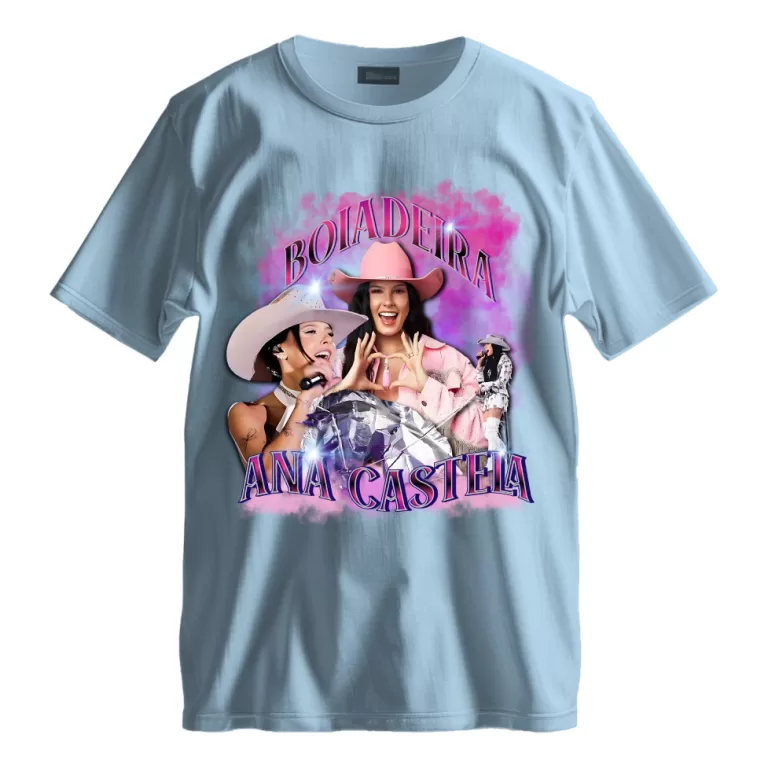 Camiseta Ana Castela Unissex Estampada  Boiadeira 