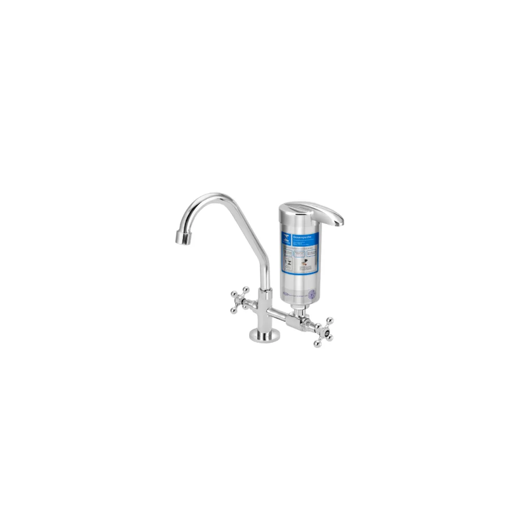 Forusi Torneira Com Filtro De Mesa C33 Corpo Em Metal Cor Prateado