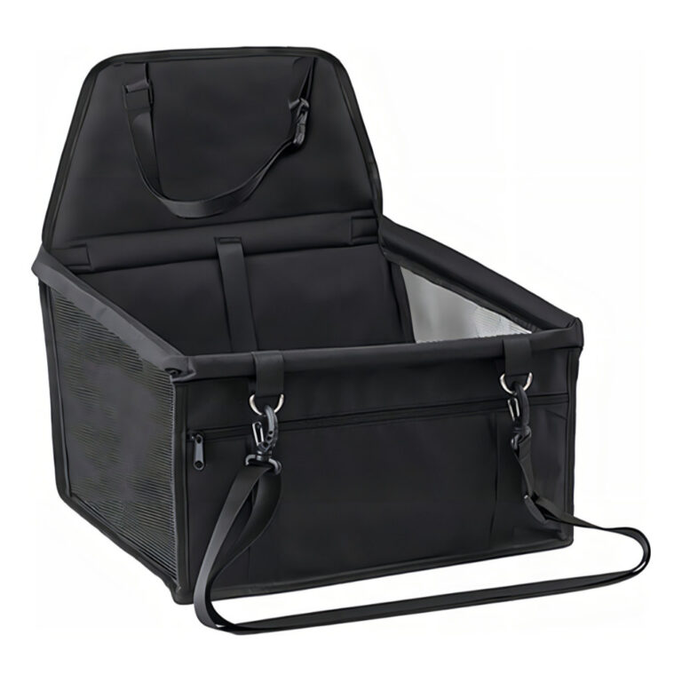 Cadeira de Transporte PRETA Luxo Pet P/ Carro Cach