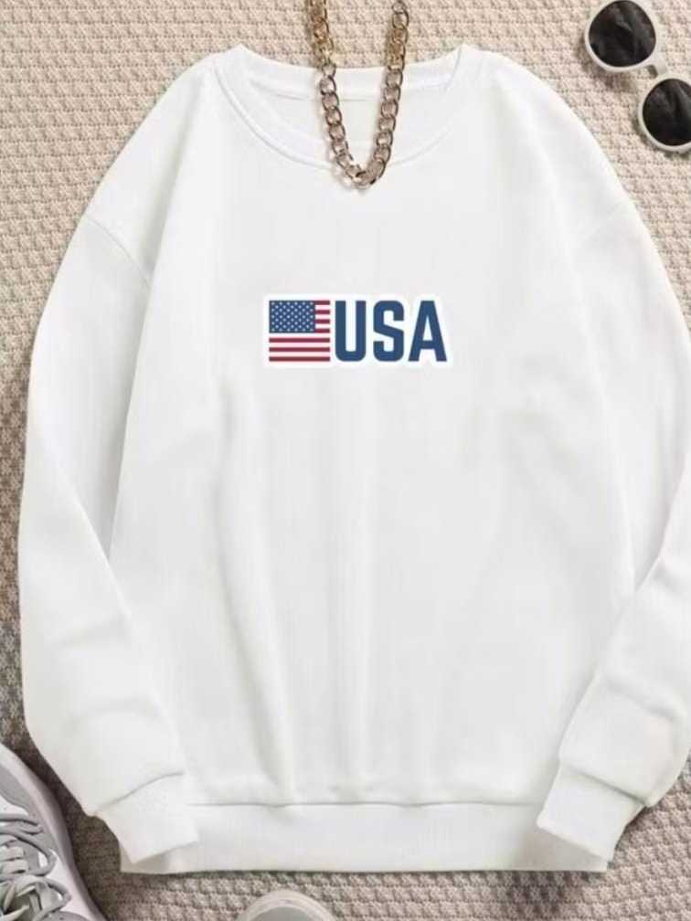 Moletom Unissex USA Style Estampa Moderna E Visual