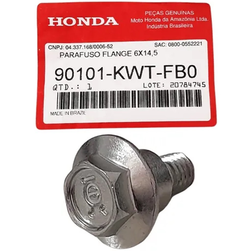 Parafuso Banco Xre 300 19 Á 23, Sahara 300 24 Honda 1 Uni