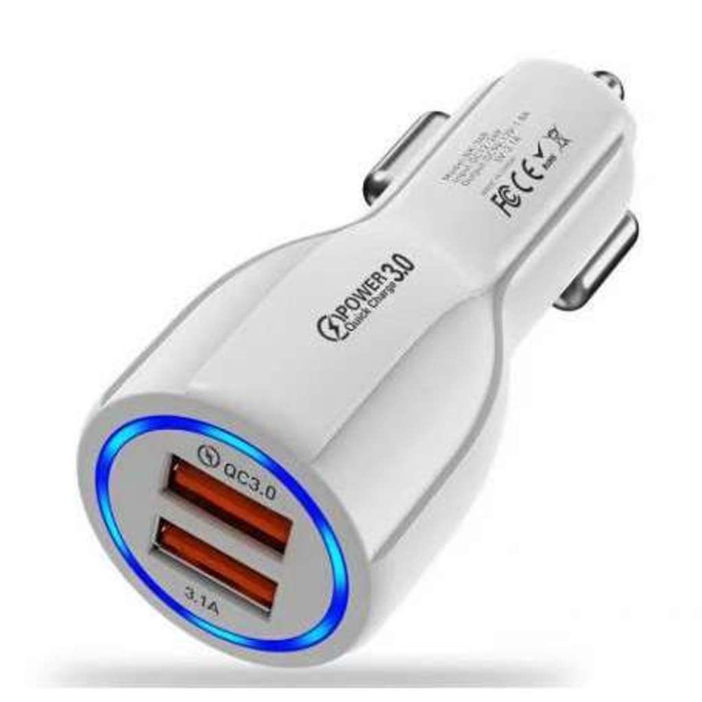 Kit Carregador Veícular Turbo Entrada USB E PD AGOLD  Carregador Automotivo Turbo Original Carregame