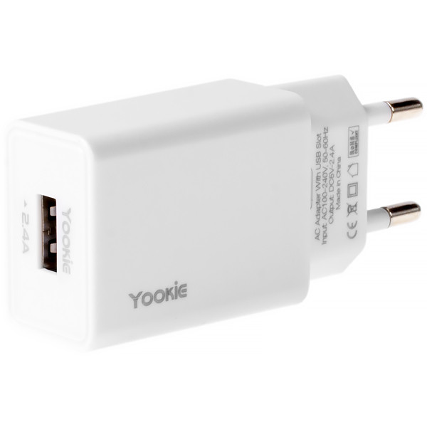 Adaptador de Tomada Yookie KI202Y USB – Bran