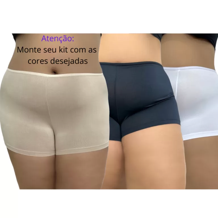 KIT 2 Anágua Plus Size Íntimo Segunda Pele Confo
