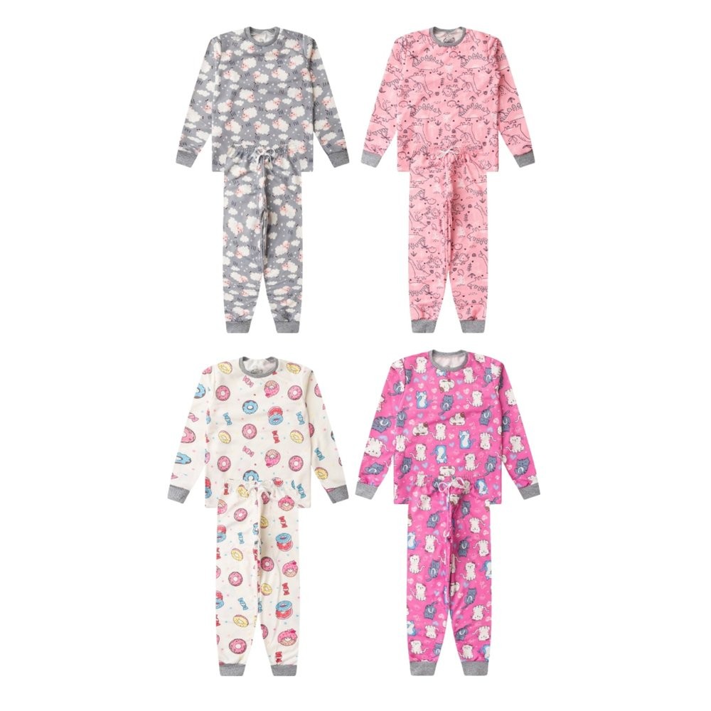 Conjunto Moletom Menina Sortido 2