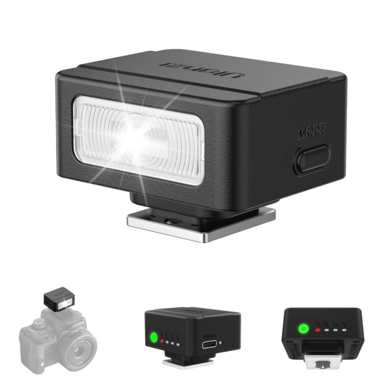 ULANZI SL01 Flash Mini GN8 6500K, 4 Níveis, para 