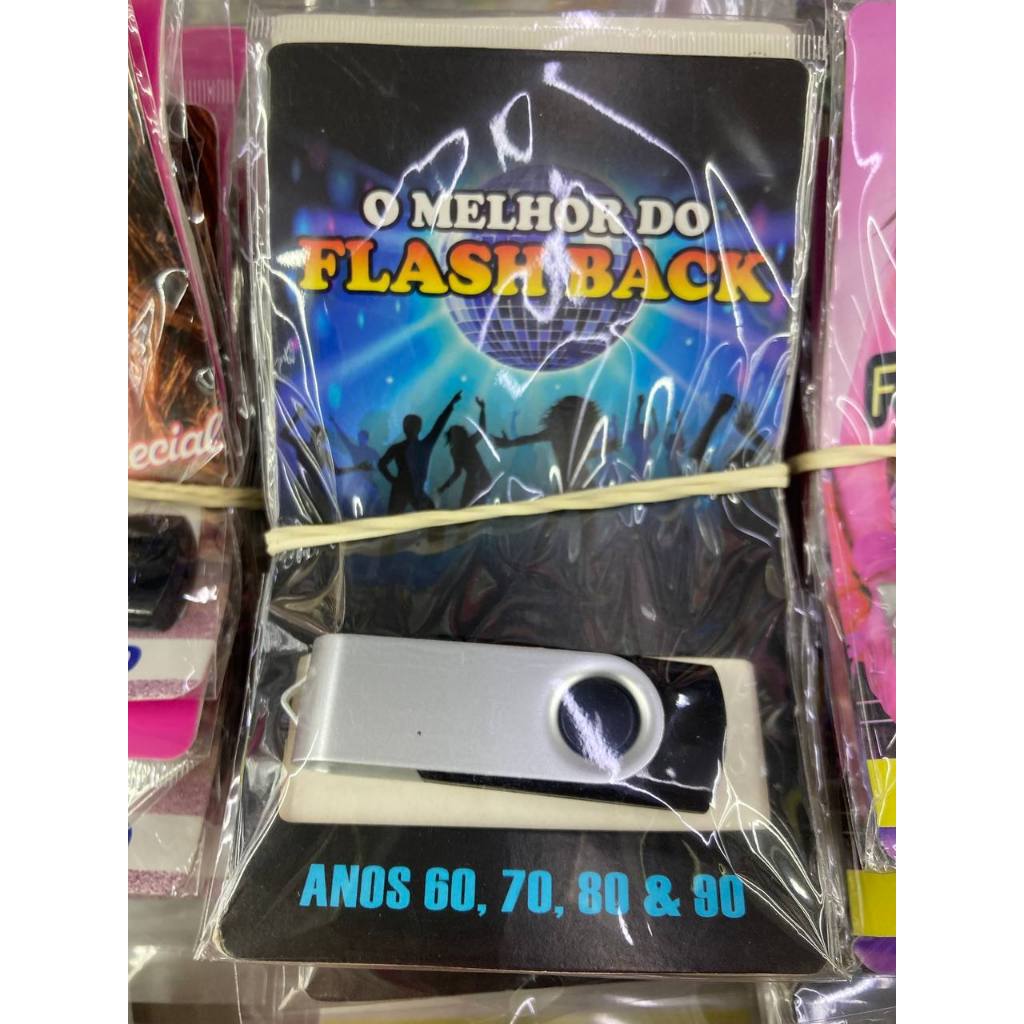 Pendrive Reggaeton e Música Latina Bad Bunny, J Balvin, Shakira Pen Drive USB 2.0 Metálico com Chav