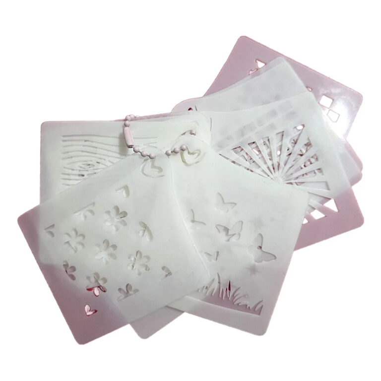 Kit Stencil Efeitos para Livros de Colorir