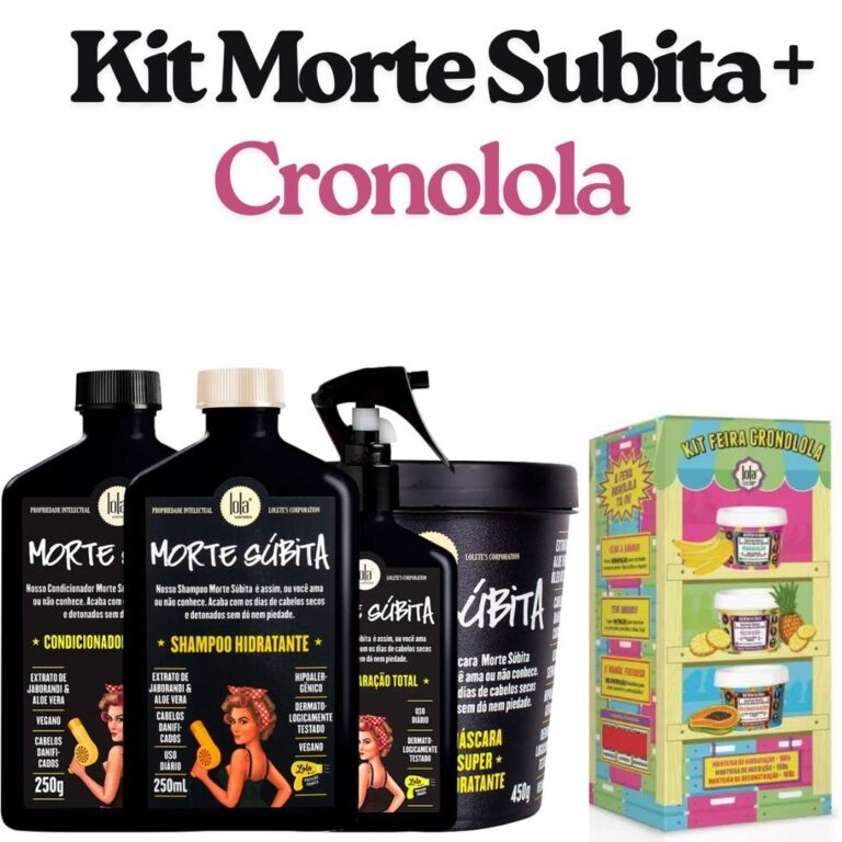 Kit Morte Subita 4 Produtos +CronoLola 3 Be(M)Dita