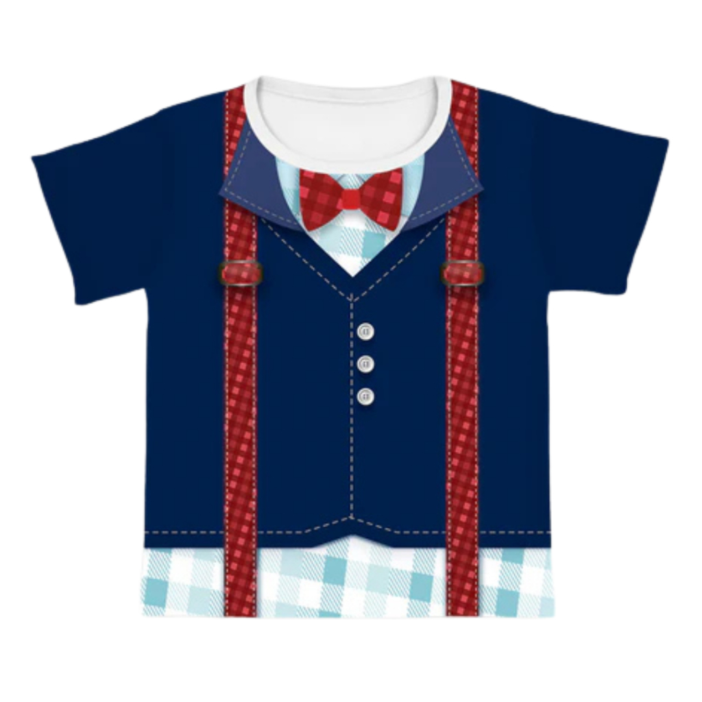 Camiseta Kids Caipira Festa Junina Manga Curta Confortável Elegante Miniboo