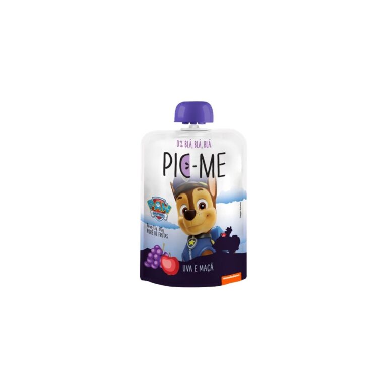 PIC ME UVA E MAÇÃ PATRULHA CANINA POUCH 90G