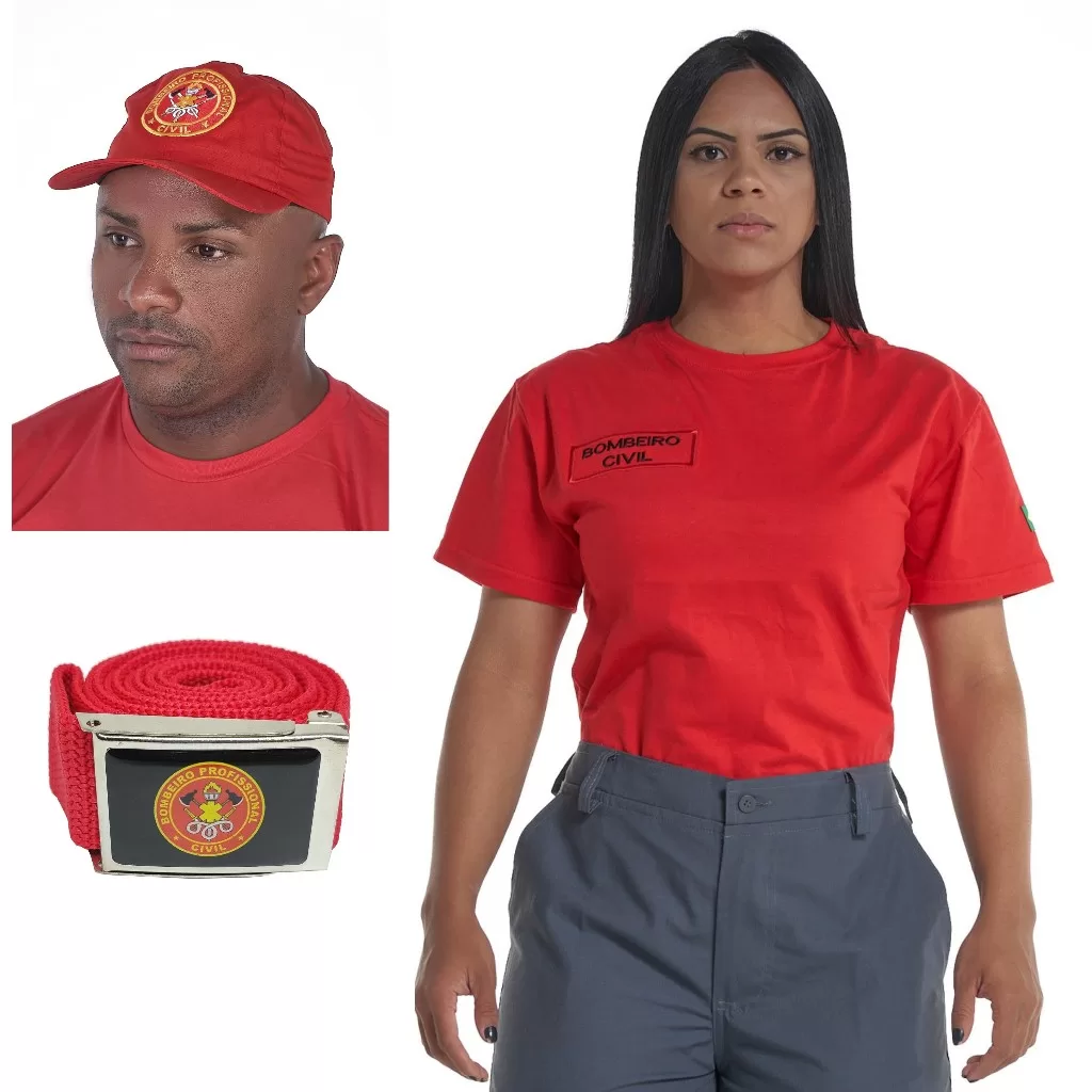Kit Camiseta Bordada + Boné RipStop E Cinto Resinado