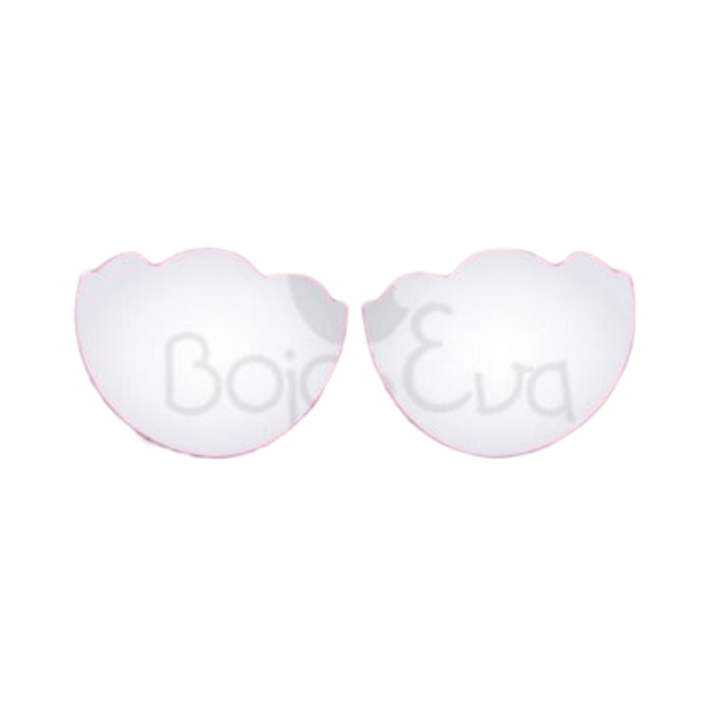 Kit 10 Pares Bojo Concha Sereia EVA Impermeável para Biquíni Moda Praia e Crochê