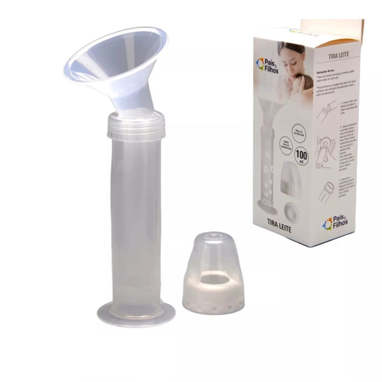 Bomba de Tira Leite Materno 100 ml Silicone Extrat