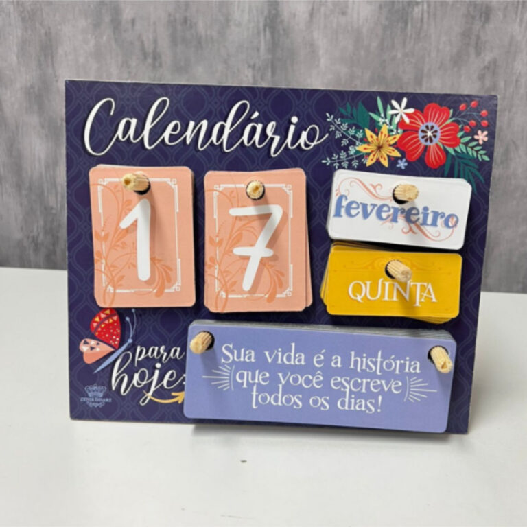 Calendário De Frases De Motivação / Mesa / Casa
