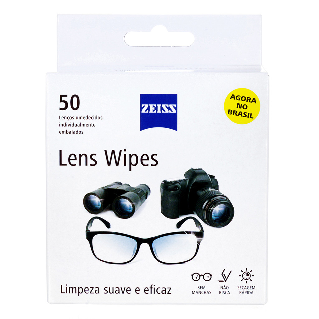 Lens Wipes Zeiss Com 50 Lenços Umedecidos PROMO