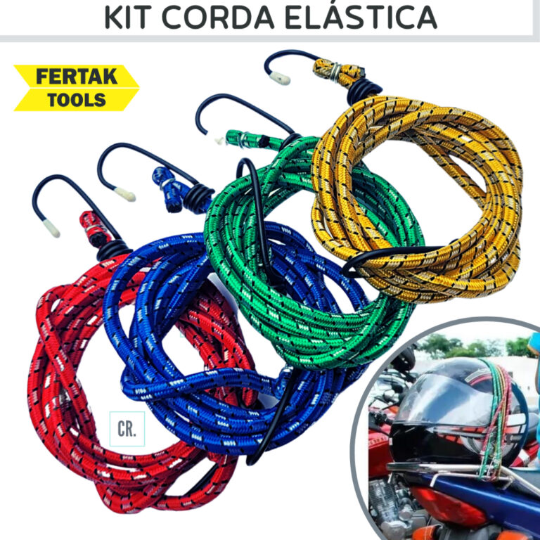 Corda Elástica Para Pagageiro Cordas de 1,20mt, 1