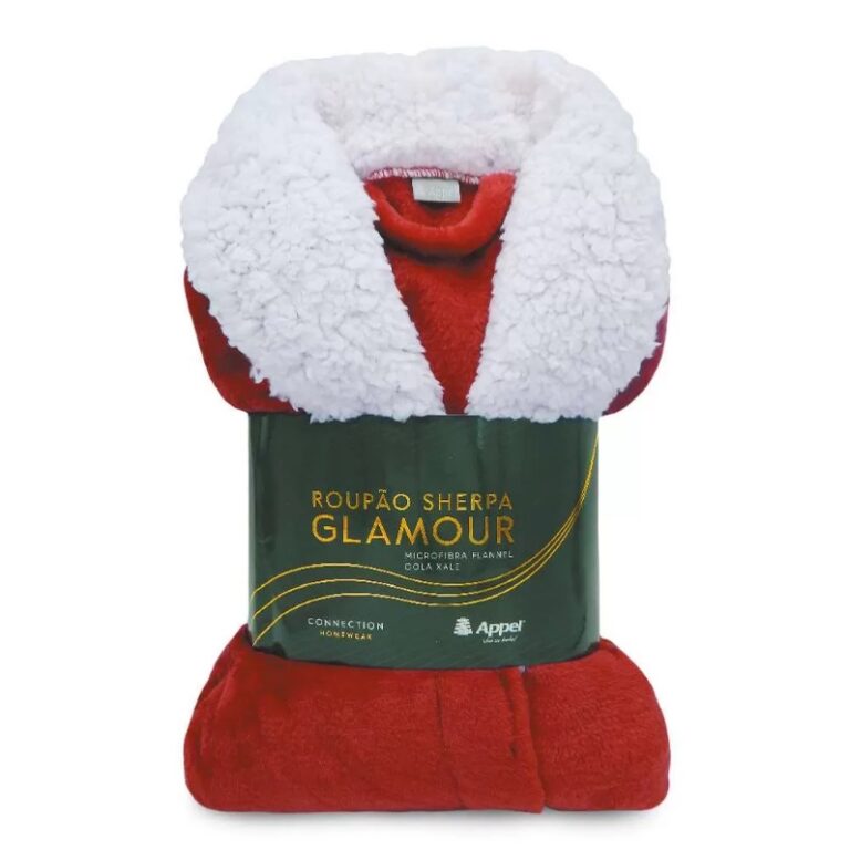 ROUPAO SHERPA GLAMOUR VERMELHO TAMANHO M APPEL