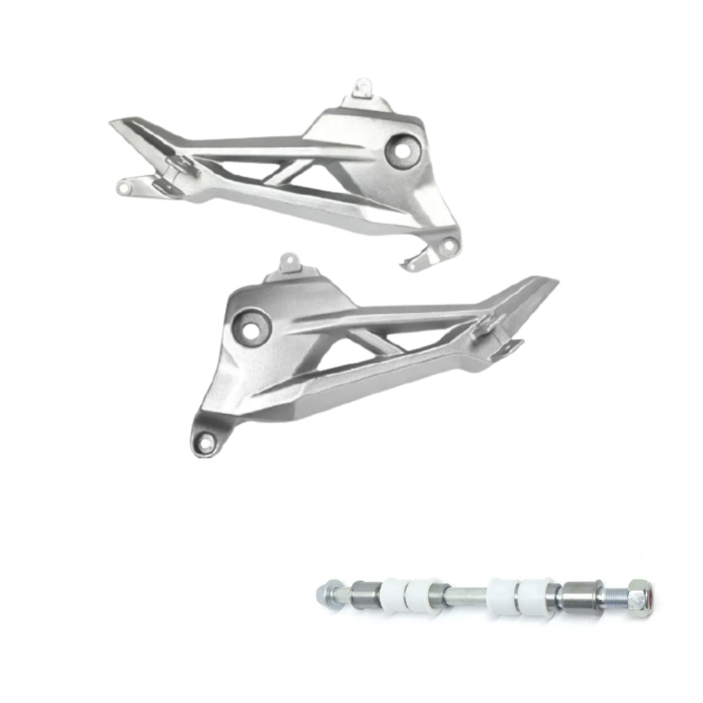Par Bacalhau Suporte Pedaleira Tras. Cg Titan Fan Start 160 2021