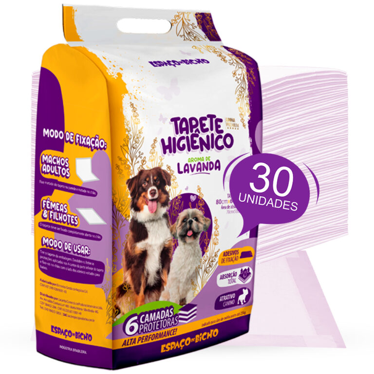Tapete Higiênico Ultra Espaço De Bicho 30unid. 8
