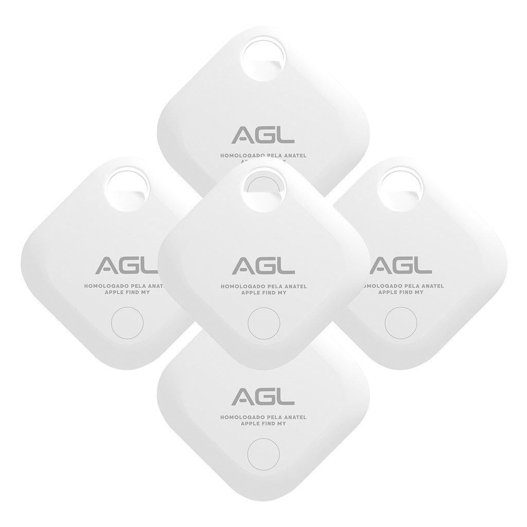 Kit 05 Smart Tag AGL rastreador localizador gps Apple findMy