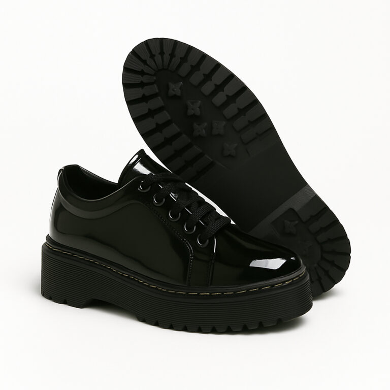 Sapato Feminino Mocassim Feminino Oxford Plataform