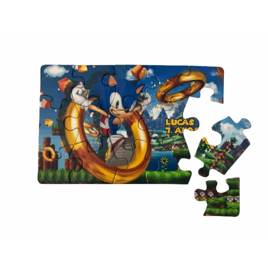 Quebra Cabeça Personalizado 10 Unidades