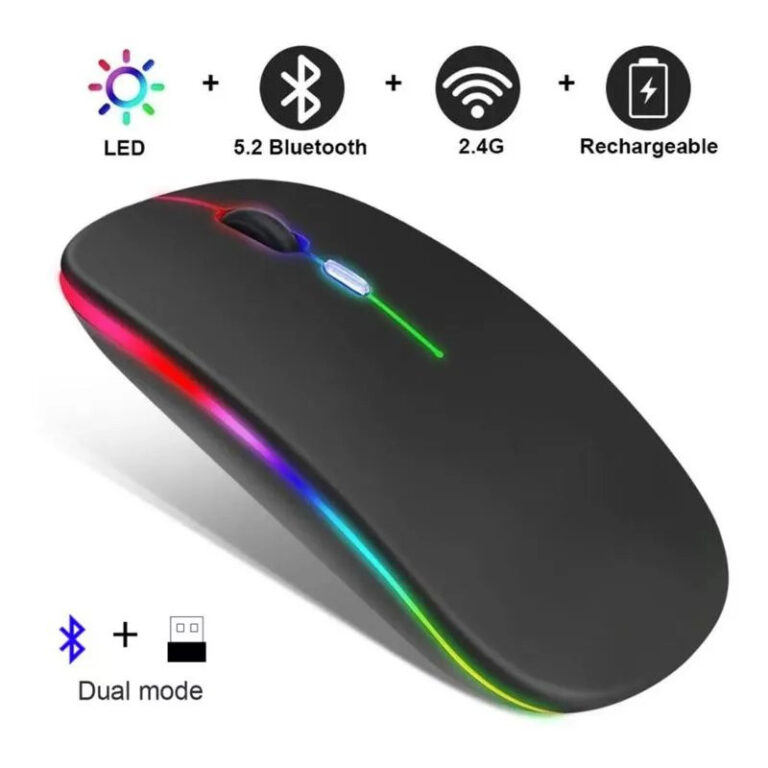 Mouse sem fio dual band receptor nano 2,4ghz / Blu