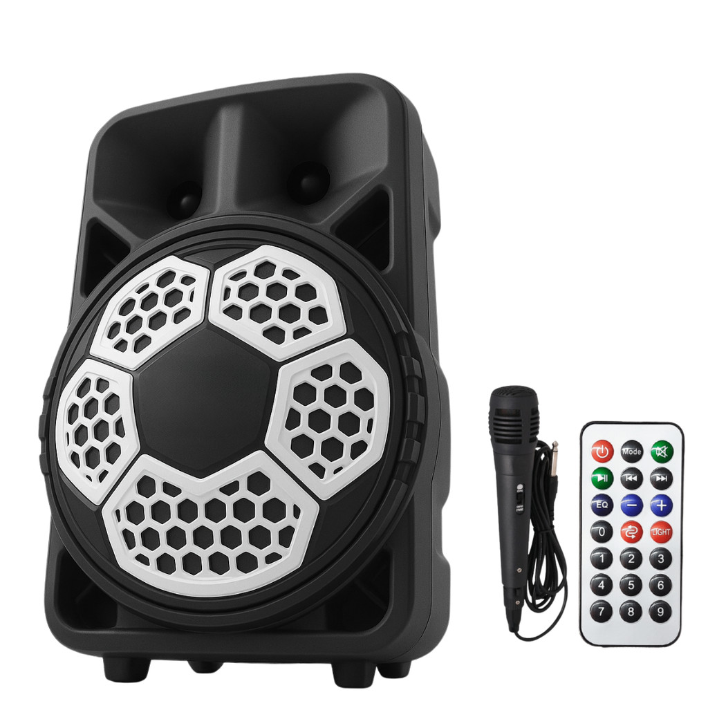Caixa de Som Mega Potente Bluetooth 1000w pmpo 5v entrada 10 saida Microfone Karaoke