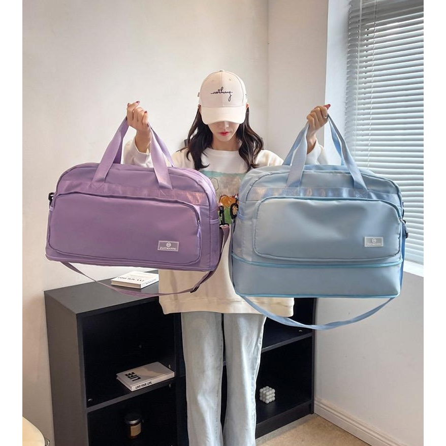 Bolsa Mochila Mala Expandível Maternidade Grande Capacidade À Prova D Água Academia Viagem Esportiva