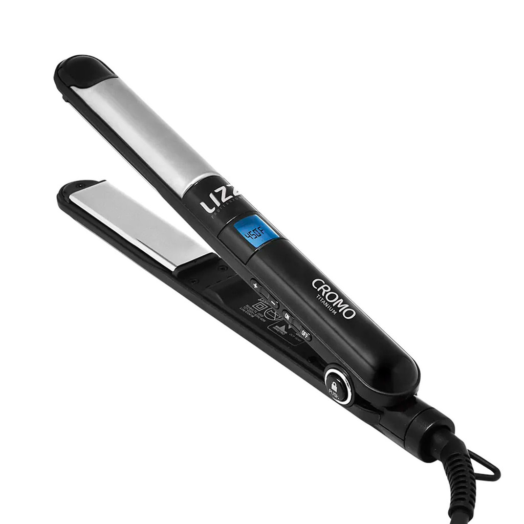 Prancha Alisadora 2 em 1 Cromo Titanium 230.C/450.F – Lizz Pro