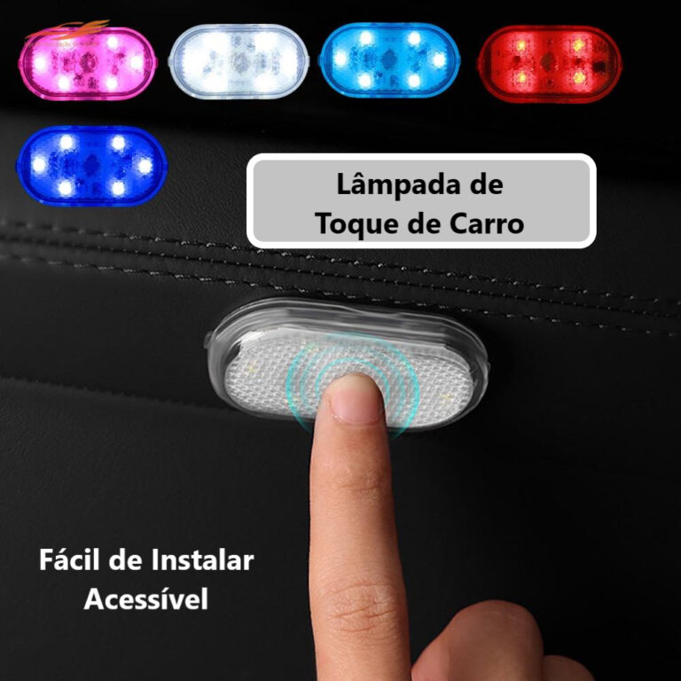 AD404 – Lâmpada LED Toque Dedo Adesivo Velc