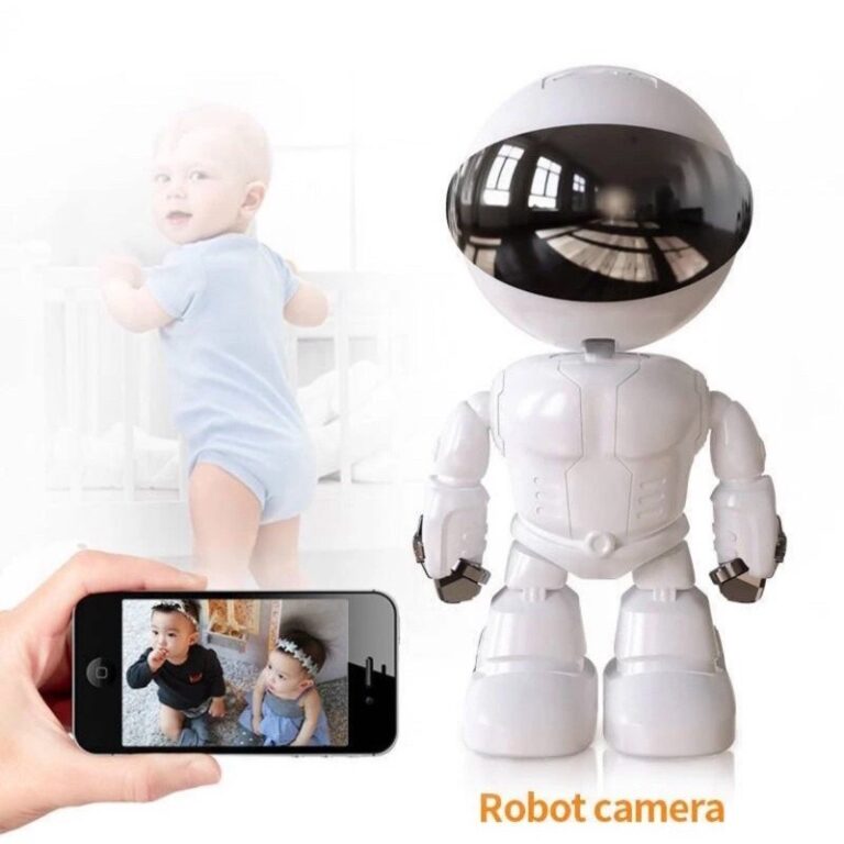 Câmera de vigilância de robô panorâmica de 360