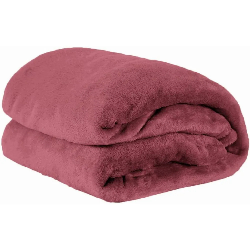 Manta Microfibra Premium Inverno Flannel Casal Home Design 1,80m x 2,20m Corttex Aveludada 180×220