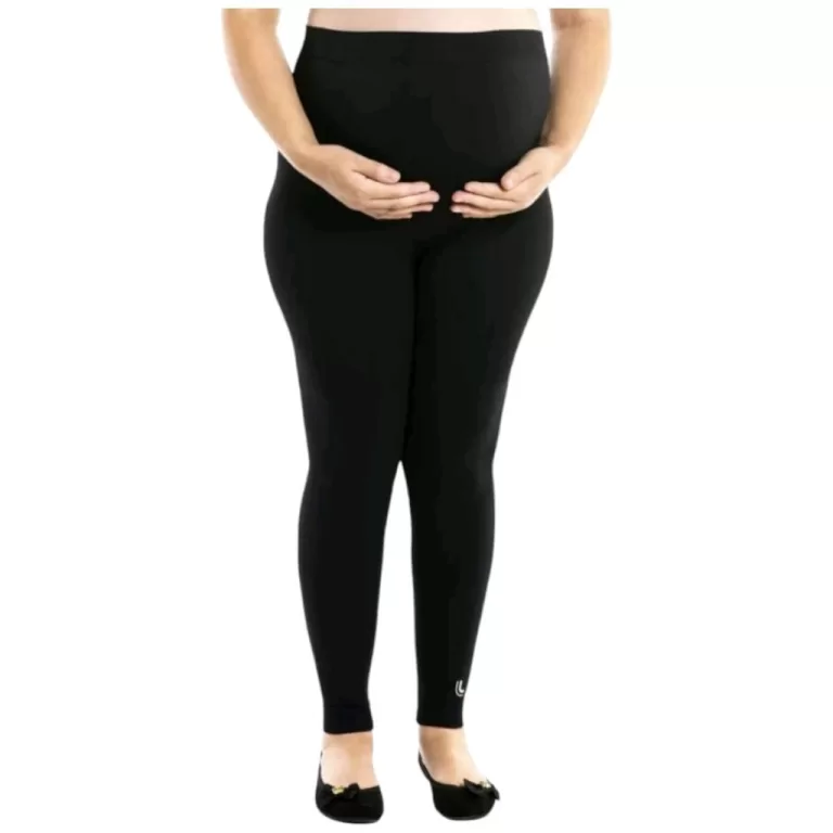 CALÇA LEGGING GESTANTE SEM COSTURA CLÁSSICA FEMI