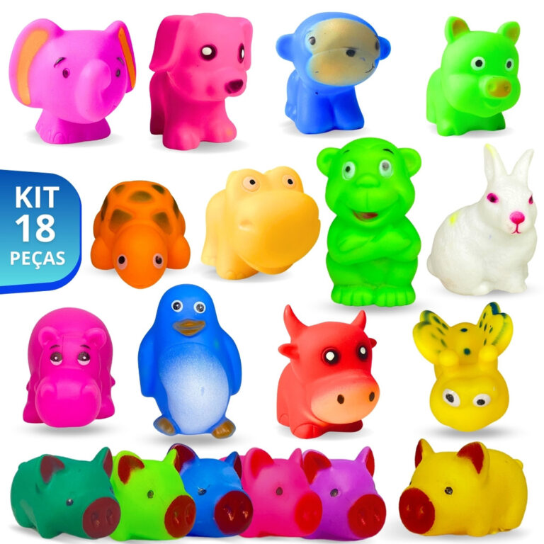 Brinquedos De Banho Do Bebê Bichinhos De Vinil In