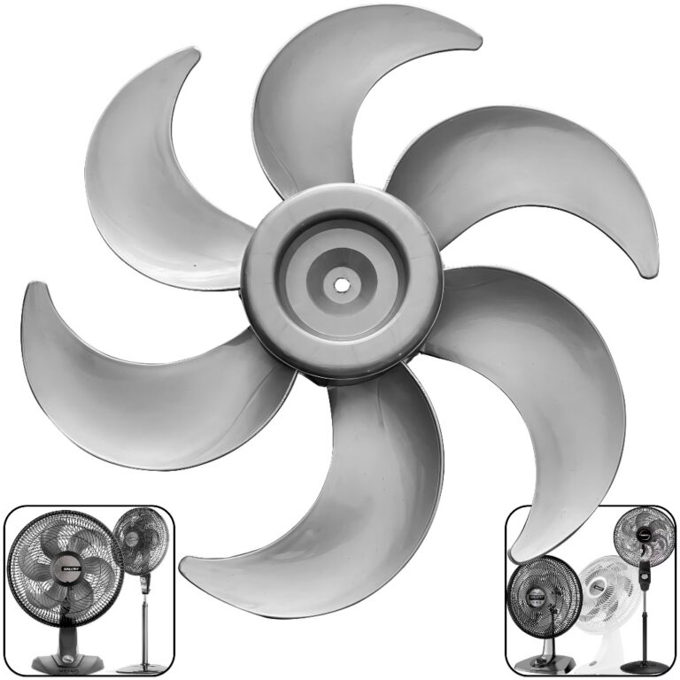 Hélice Ventilador Mallory 6 Pás Prata 40cm Origi