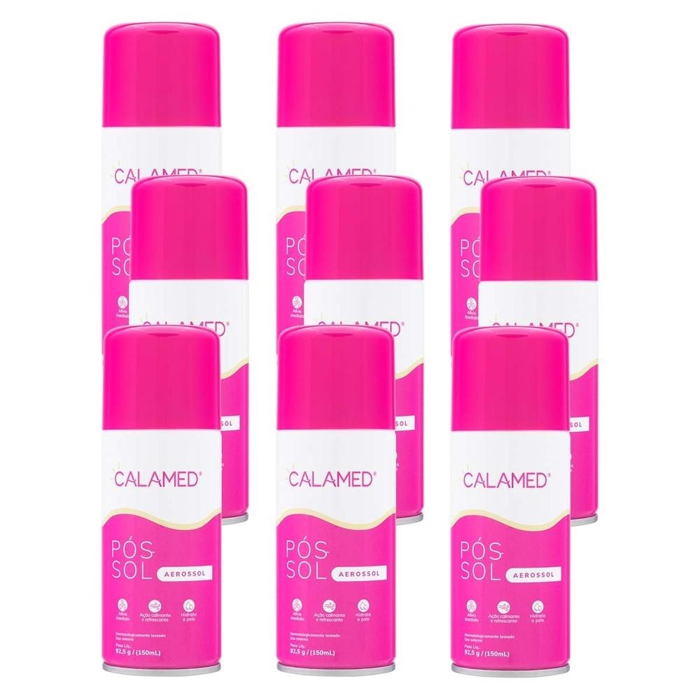 Kit 9 Unidades Calamed Aerossol 150 ml