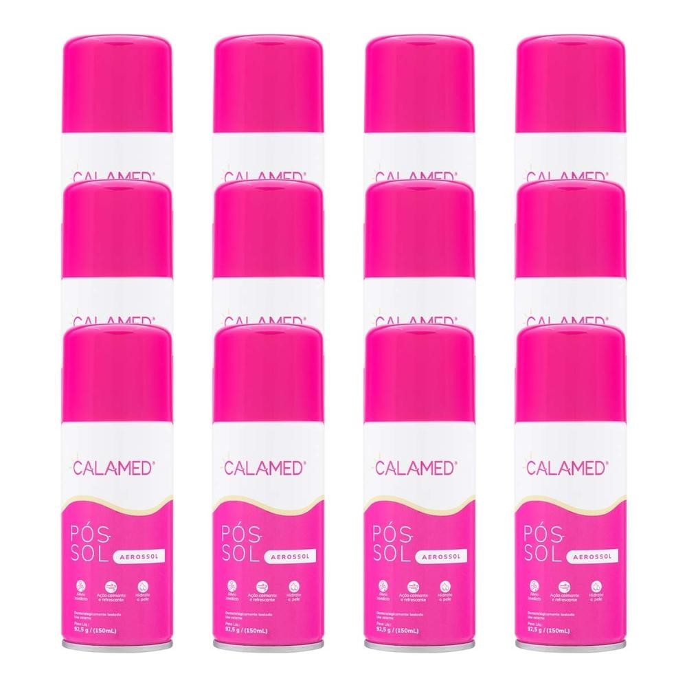 Kit 12 Unidades Calamed Aerossol 150 ml