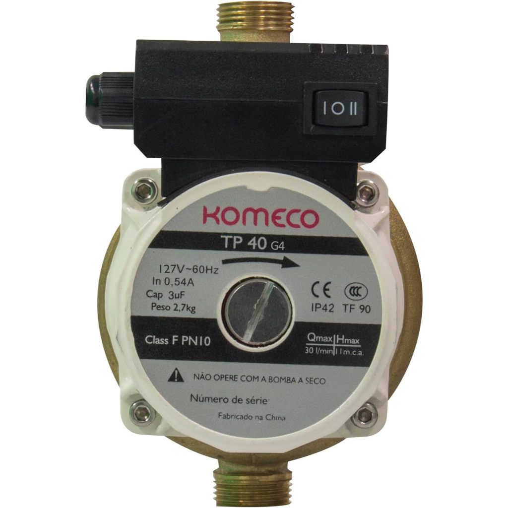 MINIBOMBA DE AGUA TP40 G4 BRONZE 127V 60HZ KOMECO
