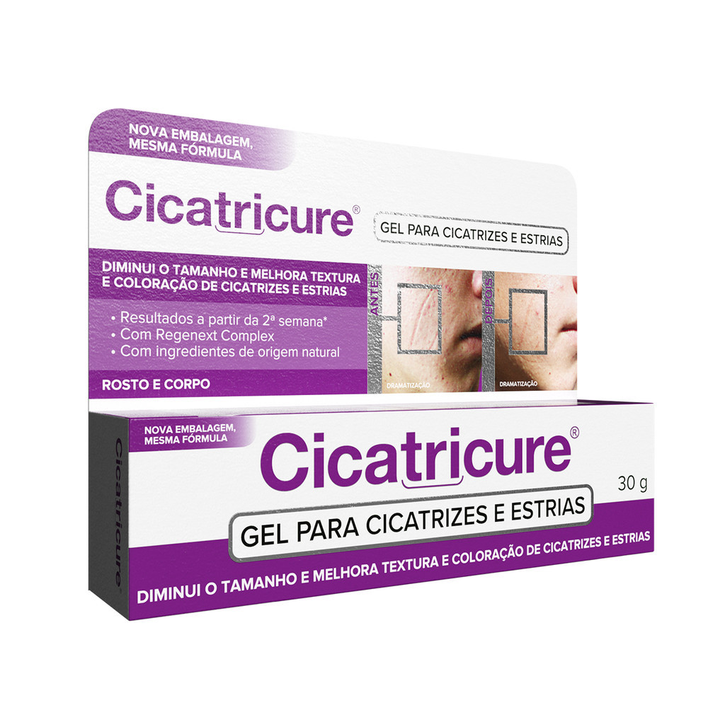 Cicatricure Gel Para Cicatrizes e Estrias 30 G