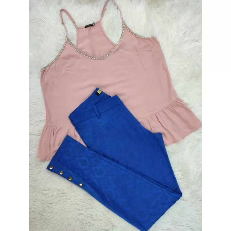 Conjunto feminino adulto Tamanho 40 e Blusinha M D