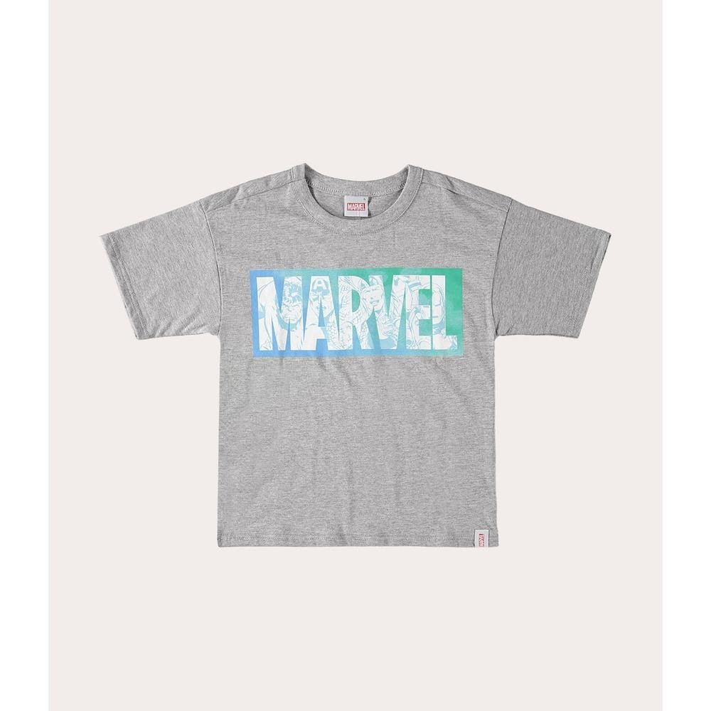 Camiseta Infantil Menino Manga Curta Marvel Avengers® Em Algodão Malwee Kids