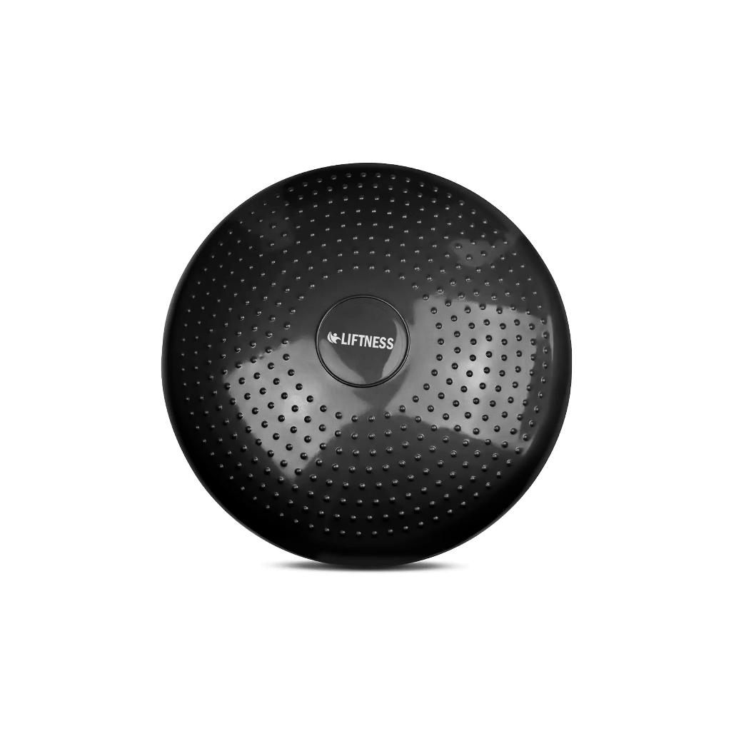 DISCO DE EQUILIBRIO INFLAVEL PARA EXERCICIOS FUNCIONAL PILATES YOGA 33CM PRETO