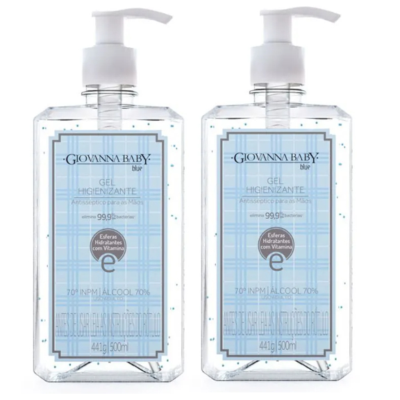 Giovanna Baby Kit Promocional C/2 Álcool Gel 500m