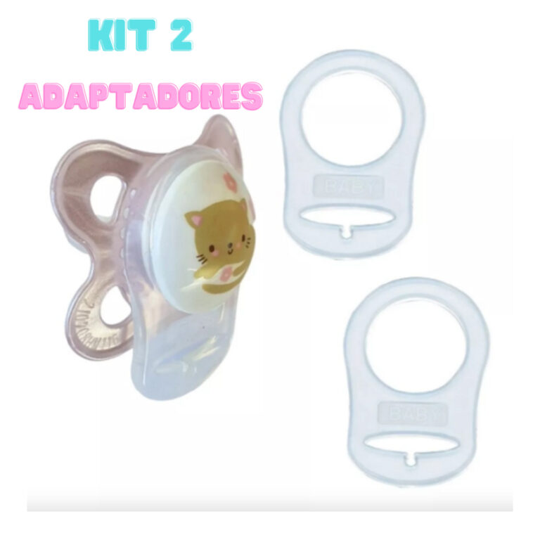 KIT 2 Anel Adaptador em Silicone Chupeta MAM NUK B