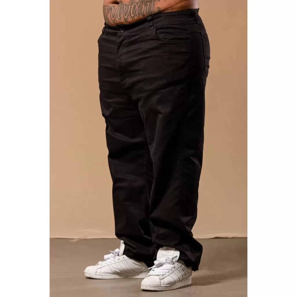 Calça Cargo Sarja Big Chronic Preta