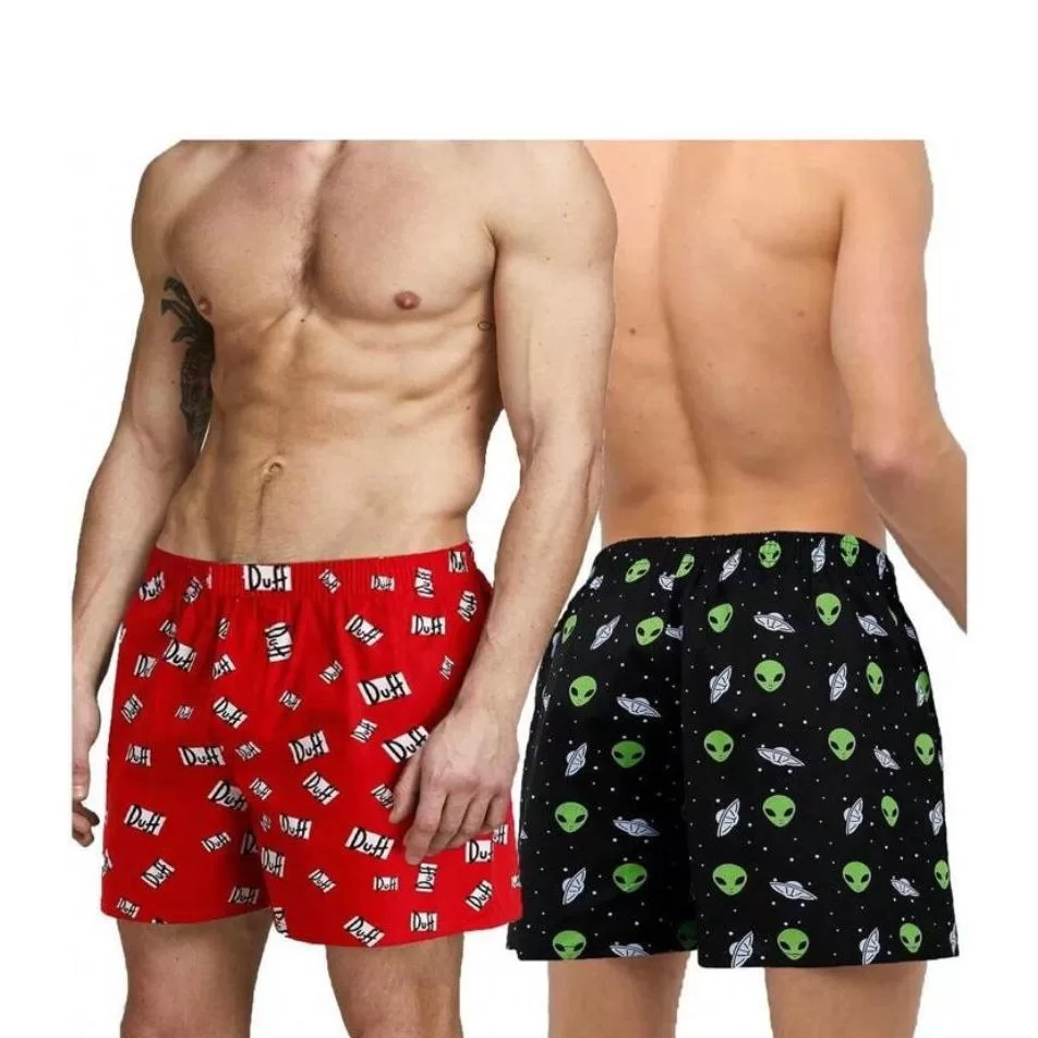 Kit com 2, 3 ou 5 short de Dormir Masculino Samba Canção- Cores Variadas
