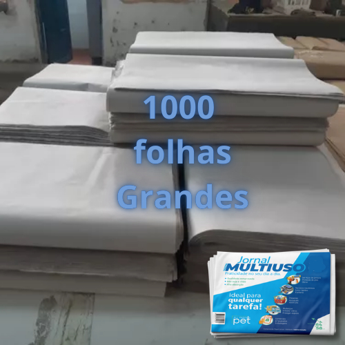 JORNAL GRANDE LIMPO 1000 FOLHAS MULTIÚSO